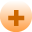 image of plus sign in orange circle